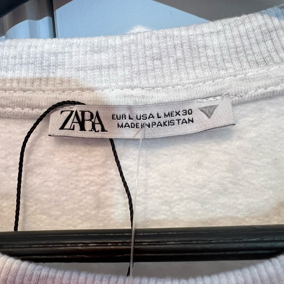 Zara Gray Crop Top - Picture 4 of 6